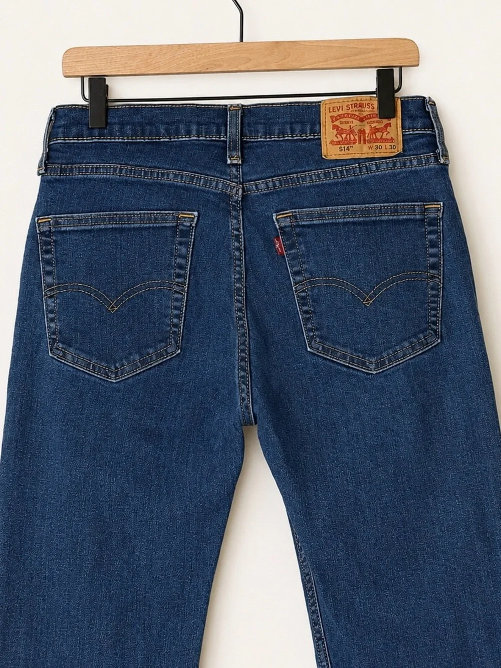 Levi’s‎ 514 Straight Fit Stretch Jeans Mens Medium Wash Denim 30x30